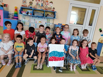 День России в группе ОРН для детей 4-5 лет &amp;quot;Рябинка&amp;quot;.